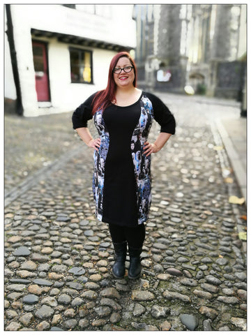 PDF-mønster/pattern: Hourglass Dress adult size 34-58 (US 4-28)