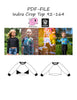 PDF-mønster/pattern: Indra Crop Top 92-164 (US 2T-14y)