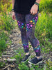 PDF-mønster/pattern: Swirl around leggings adult size 32-54 (US 2-24)