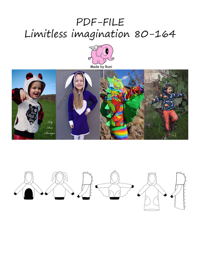 PDF-mønster/pattern: Limitless imagination 80-164