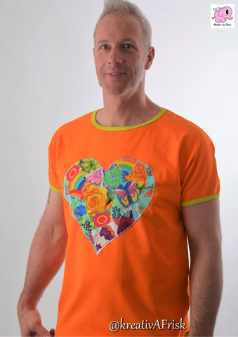 PDF-mønster/pattern: T-shirt adult straight fit size S-XXXXL