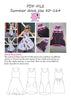 PDF-mønster/pattern: Summer Dress child size 80-164 (US 12m-14y)