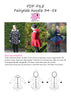 PDF-pakke/bundle: Fairytale hoodie adult + child