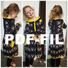 PDF-mønster/pattern: Raglan Dress With a Twist child size 80-164 (US 12m-14y)