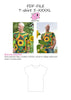 PDF-mønster/pattern: T-shirt adult straight fit size S-XXXXL