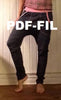 PDF-mønster/pattern: Baggyslim byxa/pants adult size 34-54 (US 4-24)