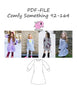 PDF-mønster/pattern: Comfy something child 92-164