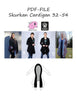 PDF-mønster/pattern: Skurkan Cardigan adult size 32-54 (2-24)