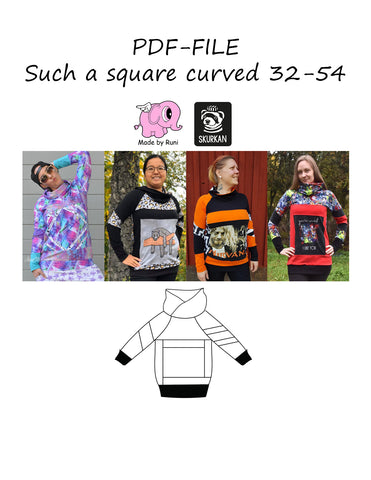 PDF-mønster/pattern: Such a square 32-54 (US 2-24)