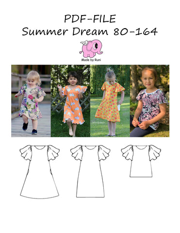 PDF-mønster/pattern: Summer Dream 80-164